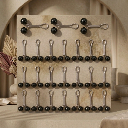 Ghayb Modesty Premium Pearl U Clips Set – Elegant Hijab Pins for Graceful Scarf & Shawl Styling